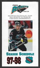 Programação de hóquei 1997-98 Kelowna Rockets WHL!!! Taco Time comprar usado  Enviando para Brazil