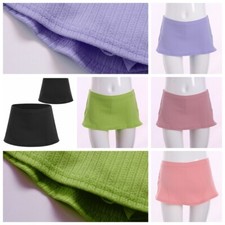 Saias femininas aconchegantes kort badminton roupa de equipe tênis fenda lateral atlética com nervuras comprar usado  Enviando para Brazil