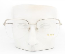 Usado, Óculos Prada OPR 60UV 1BC-1O1 sem aro prata 54-18-140 sem estojo comprar usado Usado, Óculos Prada OPR 60UV 1BC-1O1 sem aro prata 54-18-140 sem estojo comprar usado  Enviando para Brazil