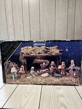 Vintage lighted nativity for sale  Dayton