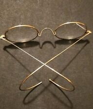 Gafas American Optic 1880s oro amarillo 14k con lentes y estuche originales segunda mano  Embacar hacia Argentina