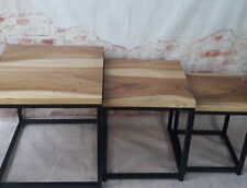 Set holzhocker beistelltisch gebraucht kaufen  Kastellaun