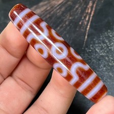 Pingente de colar amuleto contas Dzi totem ágata budismo tibetano puro 7 olhos x895 comprar usado  Enviando para Brazil