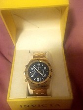Relógio Invicta folheado a ouro 18k comprar usado  Enviando para Brazil