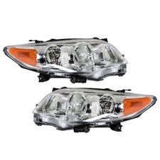 Faróis LABLT para 2011 2012 2013 Toyota Corolla L LE CE halogênio esquerdo e direito comprar usado  Enviando para Brazil
