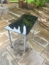 Black glass desk for sale  CANNOCK