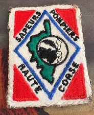 Ecusson sapeurs pompiers d'occasion  Ajaccio-