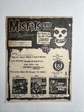 Folha de pedidos Misfits 1980s Fiend Club Punk Rock Danzig Samhain comprar usado  Enviando para Brazil