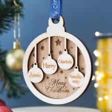 Personalised christmas bauble for sale  LEICESTER