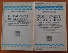 Libri algebra aritmetica usato  Cassano Magnago
