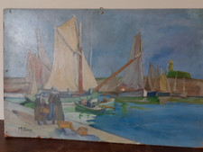 Marine ancienne huile d'occasion  Songeons