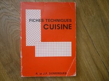 Fiches techniques cuisine d'occasion Fiches techniques cuisine d'occasion  Achicourt