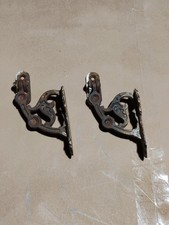 2 suportes de corrimão giratório ajustáveis vintage/antigos de ferro fundido, usado comprar usado 2 suportes de corrimão giratório ajustáveis vintage/antigos de ferro fundido, usado comprar usado  Enviando para Brazil