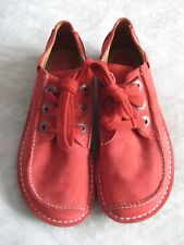 Clarks red nubuck for sale  UK