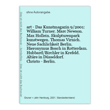 Art kunstmagazin 2001 gebraucht kaufen  Berlin