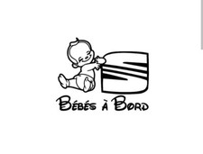 Autocollant bebe bord d'occasion  Montpellier-