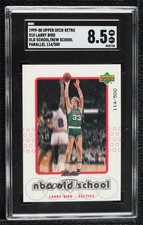1999 Upper Deck Retro Old School/New School Parallel/500 Larry Bird SGC 8.5 HOF comprar usado 1999 Upper Deck Retro Old School/New School Parallel/500 Larry Bird SGC 8.5 HOF comprar usado  Enviando para Brazil