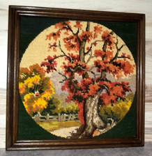 Vintage framed needlepoint for sale  Baker City