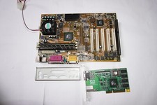 Mainboard Sockel7 TEKRAM P5M3-A+ VIA Apollo3 Pentium MMX233 ATI 3D RAGE PRO 8MB comprar usado  Enviando para Brazil