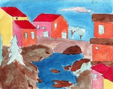 Piccolo disegno colori usato  Bastia Umbra