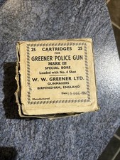 W.w greener police for sale  GLASGOW