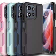 Capa telefone resistente à prova de choque dupla camada proteção resistente para Motorola Edge 2025 comprar usado  Enviando para Brazil
