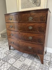 mahogany bow front chest for sale mahogany bow front chest for sale EASTLEIGH