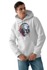 Skull headphones hoodie for sale  ENFIELD