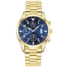 Relógio de quartzo clássico masculino moda calendário luminoso pulseira de aço inoxidável comprar usado  Enviando para Brazil