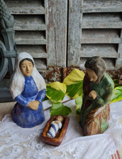 Nativite anciens personnages d'occasion  Le Poinçonnet