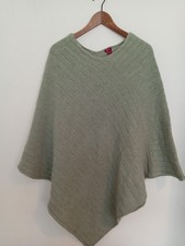 Monsoon green poncho for sale  BUXTON
