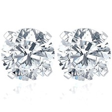 Parafusos de diamante VS 1 quilate (ctw) em ouro branco ou amarelo 14k cultivados em laboratório comprar usado  Enviando para Brazil