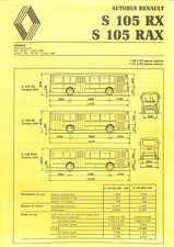 Autobus renault fiche d'occasion  Ouzouer-sur-Loire