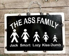 Metal sign family for sale  Grand Saline