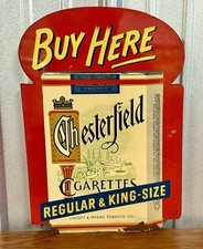 cigarette sign chesterfield sign for sale cigarette sign chesterfield sign for sale Ruffs Dale