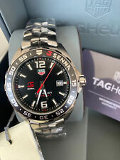 Tag Heuer 43mm Formula 1 Senna relógio masculino mostrador preto WAZ1012.BA0883 quartzo comprar usado  Enviando para Brazil