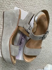 Clarks ladies wedge for sale  TENTERDEN