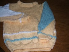 Pull fille tricote d'occasion  Saint-Gobain
