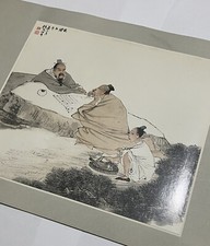 Vintage asian watercolor for sale  Normal