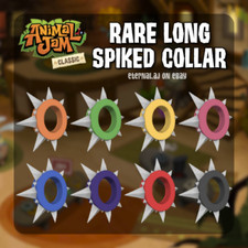 Animal Jam Classic AJC raro colarinho longo cravado (LEIA A DESCRIÇÃO), usado comprar usado  Enviando para Brazil