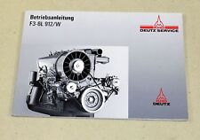 Betriebsanleitung deutz motor gebraucht kaufen  Estorf