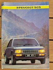 Catalogue peugeot 505 d'occasion  Lens