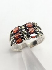 Row faceted garnet for sale  West Valley City