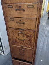 Antique oak file for sale  Bronx