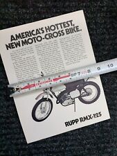 Rupp rmt 125 for sale  Stanley