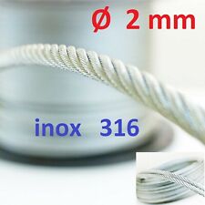 Câble inox 316 d'occasion  Rive-de-Gier