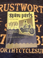 Harley Davidson 1950 45" SOLO/SERVI Complete SPARE PARTS Catalog OEM 13851-50 segunda mano  Embacar hacia Mexico