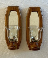 Pair vtg wooden for sale  Harshaw