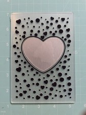 Embossing folder heart for sale  UK
