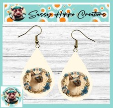 Earrings teardrops gold for sale  Porter